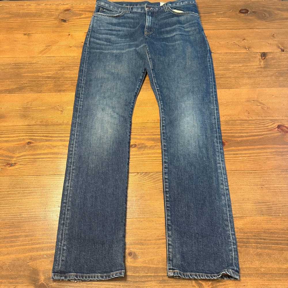 imogene + willie Blue Slim Straight Jeans